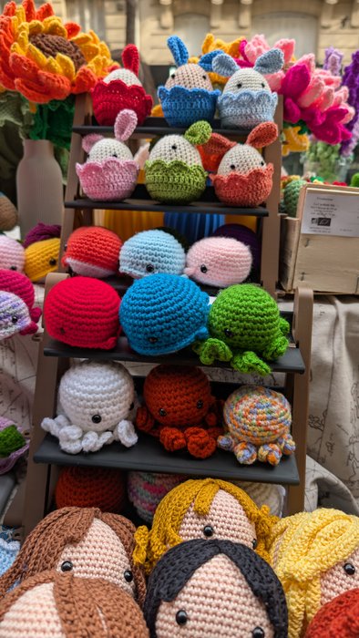 Créations crochet colorées